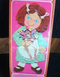 14''1979 BETSY PAPER DOLL 1979,PRECUT 24 CLOTHES,STAND,SEALED BOX
